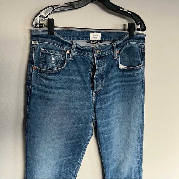Citizens of Humanity Neve Low Slung Relaxed Leg Jean Oasis Denim Casual Women 28 - Picture 4 of 13